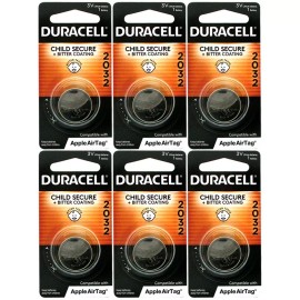 Duracell 2032 Lithium Button Cell Battery 6 Pack