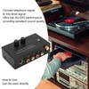 Phono Preamp RCA L R Input Output Level Turntable Volume