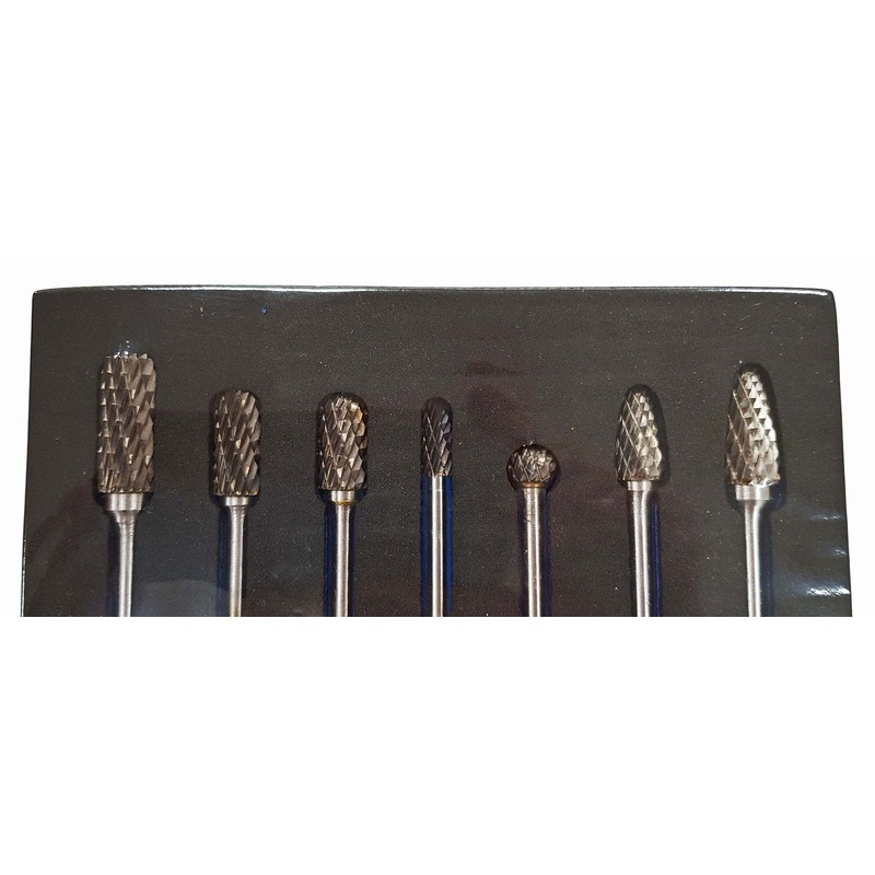 Rotary Burr Set Extra Long 150mm Shank Tungsten Carbide Burrs