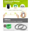 Rosaver Garbage Can Bands Cord Lord Design Adjustable Large Trash