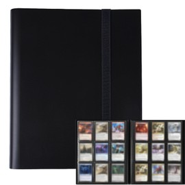 Card Binder for Pokemon‍,‍‍ 9-Pocket Trading Card Album, 432 Pockets Card Folder Holder, Trading Card Album Folder with Elastic Strap, Card‍ Collect Binder for Sports Game Football Basketball Cards