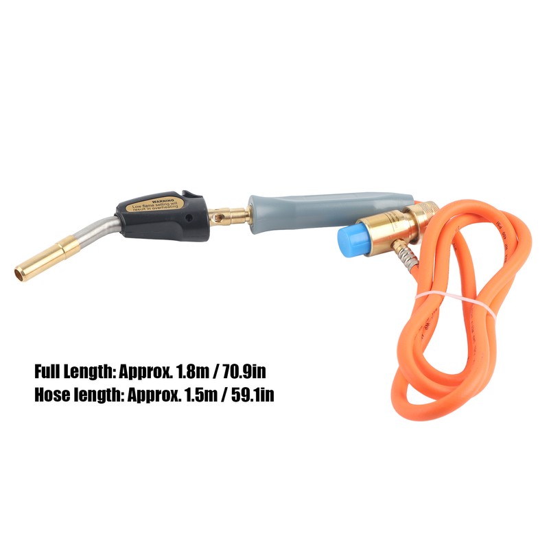 Propane Self Igniting 360° Rotation Burn Tip Turbo Torch Welded