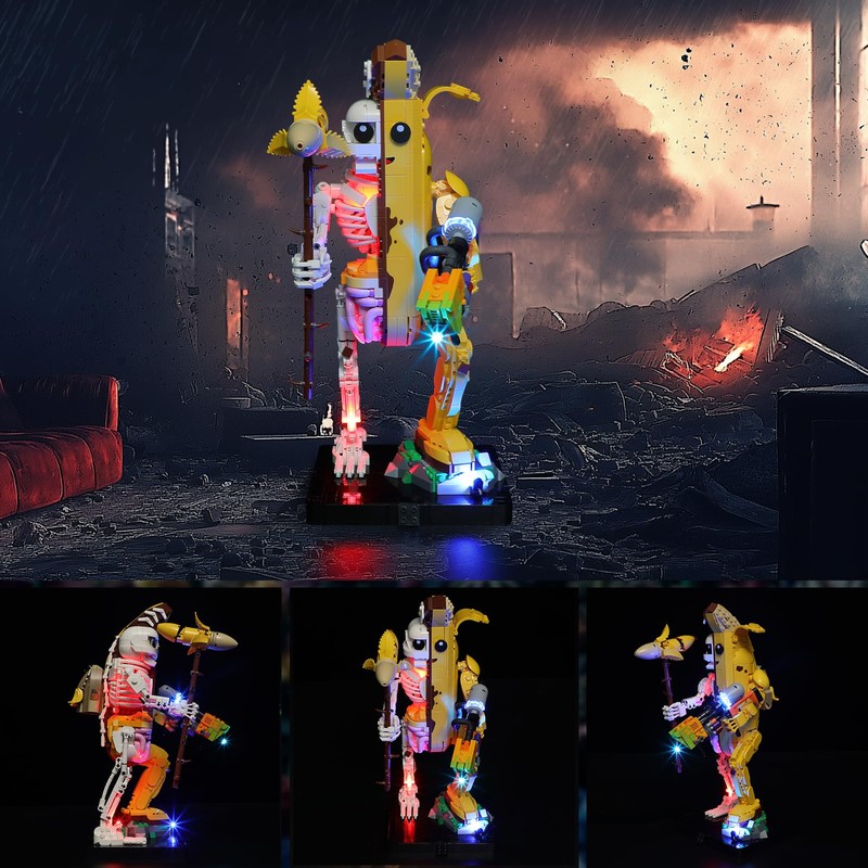 YEABRICKS LED Light for 77072 Fortnight Peely Bone Building Blocks