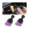 Blilo 2PCS Car Interior Detailing Brush with Dust Cover, Auto