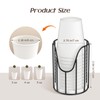 Luxspire Bathroom Cup Dispenser, 3-5oz Dixie Cup Dispenser, Metal Dixie