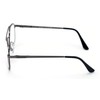 V.W.E. Large Clear Metal Tear Drop Reading Glasses - Big