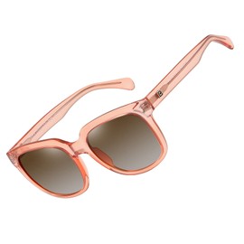 DUCO Polarised Sunglasses for Men Women with UV400 Protection Vintage Sunglasses for Driving Cycling Fishing 2148, orange