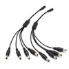 2Pack 1 to 4 Way DC Power Splitter Cable Barrel