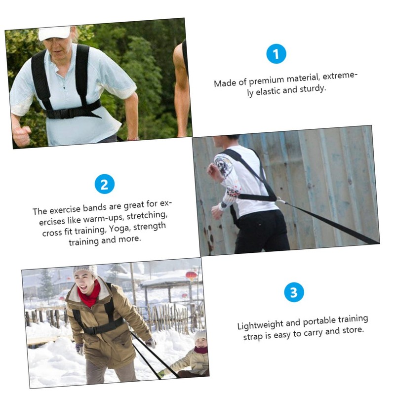 CORHAD 2pcs Weight-Bearing Shoulder Straps for Fitness Training Lightweight Portable