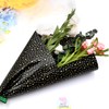 50pcs 50×35cm Black Gold Star Tissue Paper,Stars Wrapping Paper Bulk
