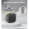 Phomemo Phomemo Etikettendrucker, Mini Bluetooth P12 Beschriftungsgerät Selbstklebend, Etikettiergerät Kompatibel