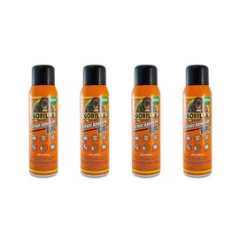 Gorilla Heavy Duty Spray Adhesive, Multipurpose and Repositionable, 14 Ounce, Clear (F?ur Pa?k)