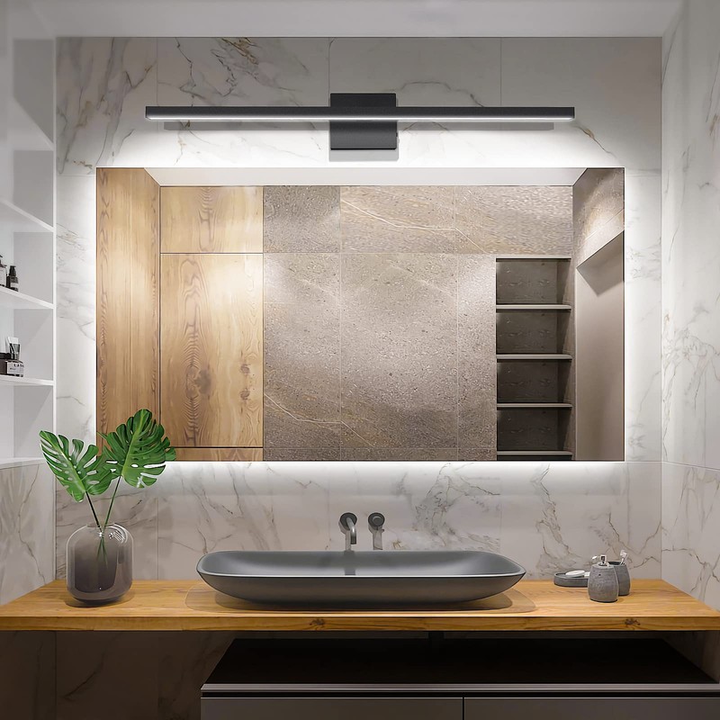 VOLISUN Modern Bathroom Vanity Light 31.5 inch, 18W Dimmable 5CCT