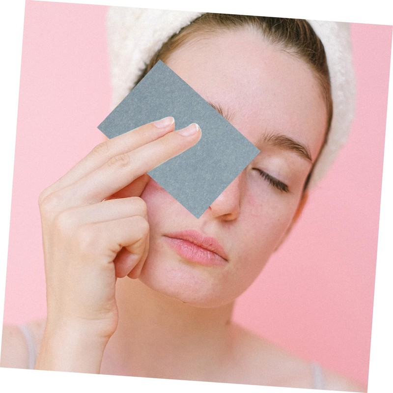Baluue 5sets Portable Oil Absorbing Sheets Facial Oil Absorbing Paper