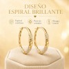 NADORA - Aretes Oro 10k Mujer Arrancadas Aretes Dorados Broqueles