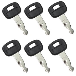 6PCS 459A Key RC411-53933 RC461-53930 Replacement for Ku-bota Mini Excavator Backhoe Skid Steer Track Loaders KX121-3 KX161-3 KX41-3 KX71-3 KX91-3 U15 U17 U25S U35 L39 L45 L47 L48 SVL75 SVL90