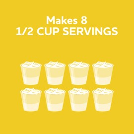 Jell-O Cook & Serve Lemon Pudding & Pie Filling (4.3 oz Boxes, Pack of 24)