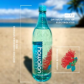 Hawaiian Springs- Natural Artesian Bottled Water | Volcanic Enhanced Alkaline Electrolytes | Sourced On Big Island, Hawaii | 1.5L (Pack of 12)