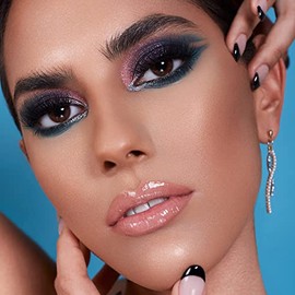 GOC, Paleta de sombras minerales con pigmento de alta definición, Efecto metálico y ultra mate, GPHP04                                                