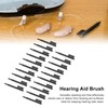 20Pcs Hearing Amplifier Cleaning Brush Multifunctional Effective Black Hearing Aid