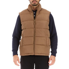 Smith's Workwear Men's Puffer Vest, Acorn, Large
