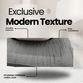 Onyx Black Rectangle Wall Plate for Ecobee Smart Thermostat Enhanced and Premium, Modern Textured Design