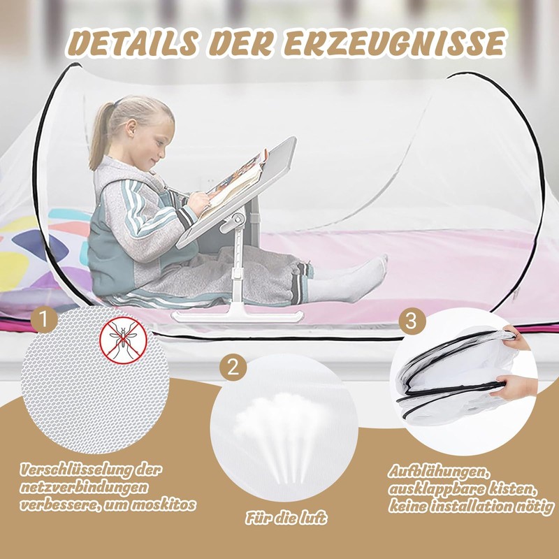 Mosquito Net Travel, 200 x 80 x 56 cm Mosquito