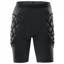 STONEKISS Baseball Padded Sliding Shorts, Compression Protective Undershorts for Softball, Football, Lacrosse XS Black