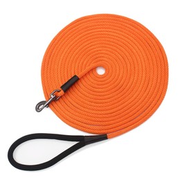 Careble Dog Leash Long Lead Obedience Recall Training Agility Puppy Check Cord Lead 15ft 30ft 50ft 100ft Long Leash Great for Training Play Camping Backyard