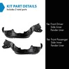 TRQ TRQ Front Inner Fender Liner Set Compatible with 2011-2013