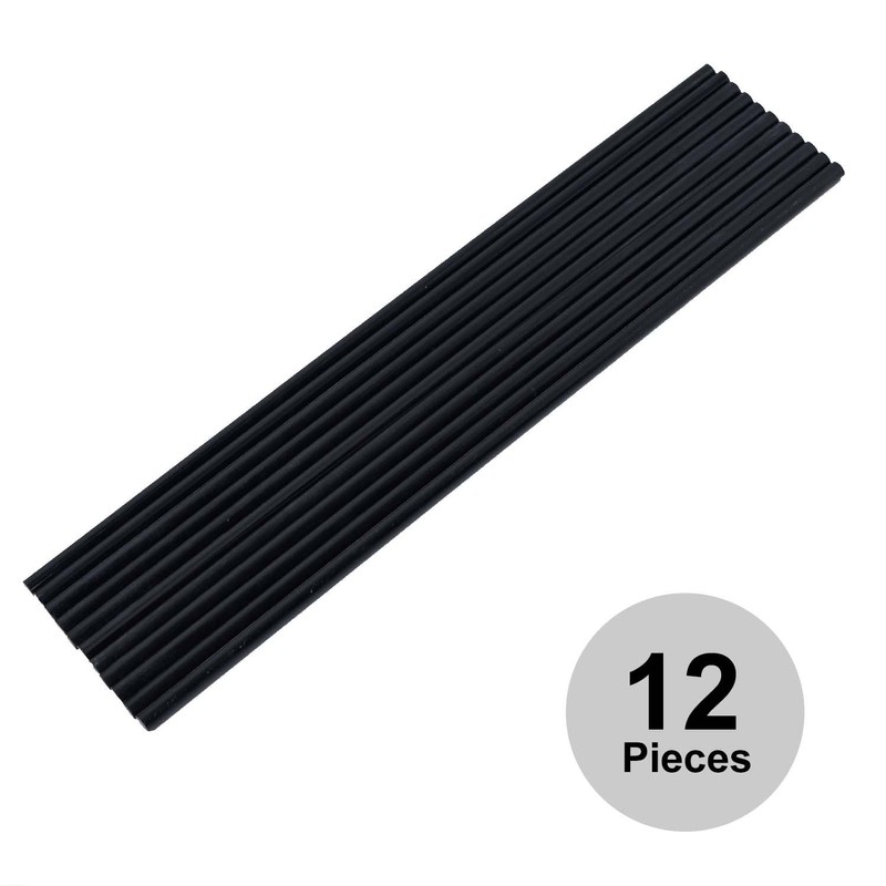Black 1/4 inch Round Rod Garolite G10 Fiberglass Material Stick