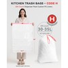 KONE H Trash Bags, 204 Count Compatible with Simplehuman Code