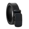 Fa.Volmer ® Men's Genuine Leather Belt with Ratchet Automatic Buckle