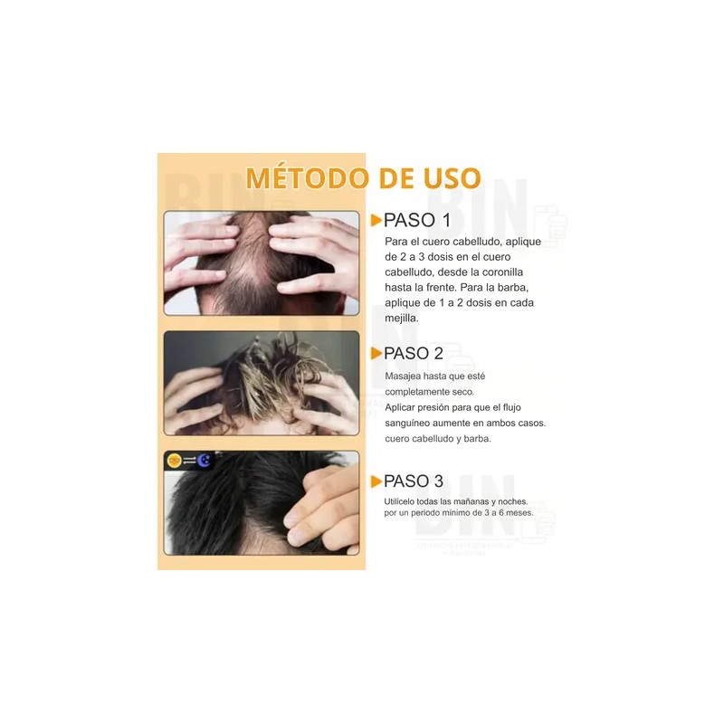 Espuma Anticaída Fortalecedora Capilar + Barba Biotina 60ml