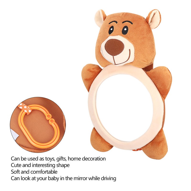 Cute Animal Shape Baby Infant Toddler Car Backseat View Mirrors