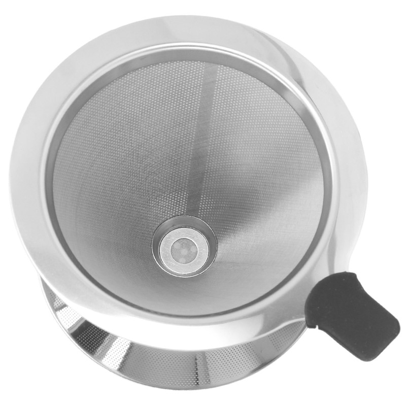 Stainless Steel Coffee Dripper Drip Cone Coffee Filter Reusable Coffee