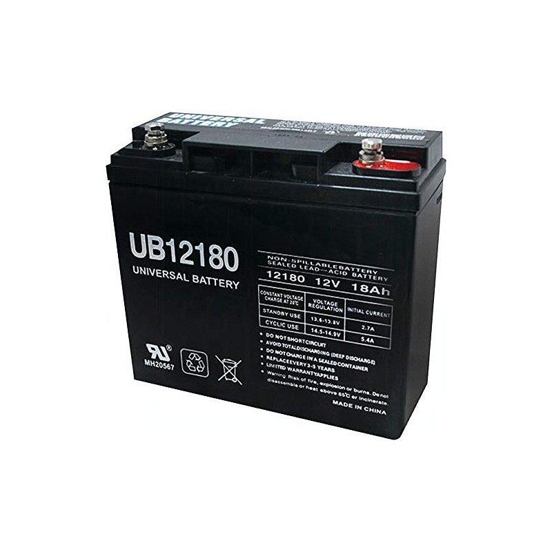 UB12180 12V 18AH SLA Internal Thread Battery for ES 2500