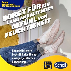 Scholl ExpertCare PediMask Fußmasken-Socken, 4er-Multipack – Weichere und Glattere Füße nach 1 Anwendung, Intensive Feuchtigkeit mit Manuka-Honig, Urea und Sheabutter – Trockene Füße Pflegen