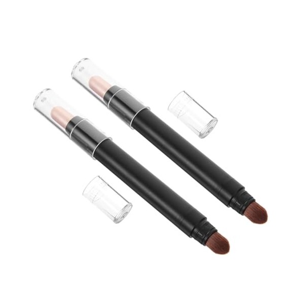 FRCOLOR 2pcs Dual Ended Eye Shadow Pens for Makeup Reusable