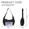 Jywmsc Half Moon Bag for Women Quilted Puffy Padded Shoulder