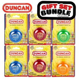 Duncan Toys Imperial YoYo (6 Piezas), YoYo para Principiantes con Cuerda, Eje de Acero y Cuerpo de plástico, Varios Colores