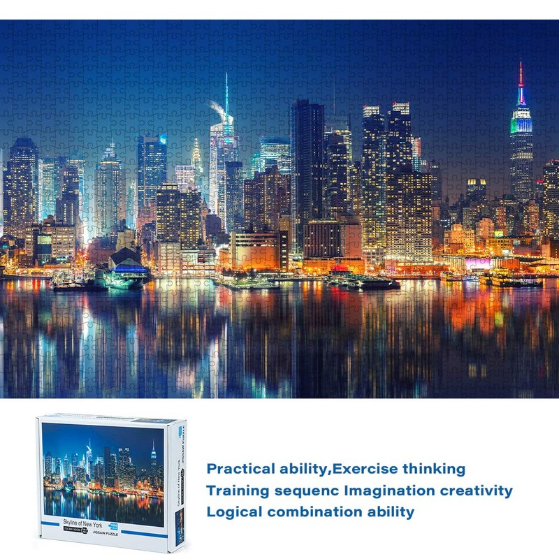 Joyshare Jigsaw Puzzle, New York City Skyline Jigsaw Puzzles 1000