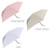 Nakatani AMANE Women's Folding Umbrella, Air+ Black, 834-006, Hand Opening,