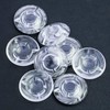 10Pcs Guitar Effect Pedal Footswitch Topper ABS Clear Single Pedal