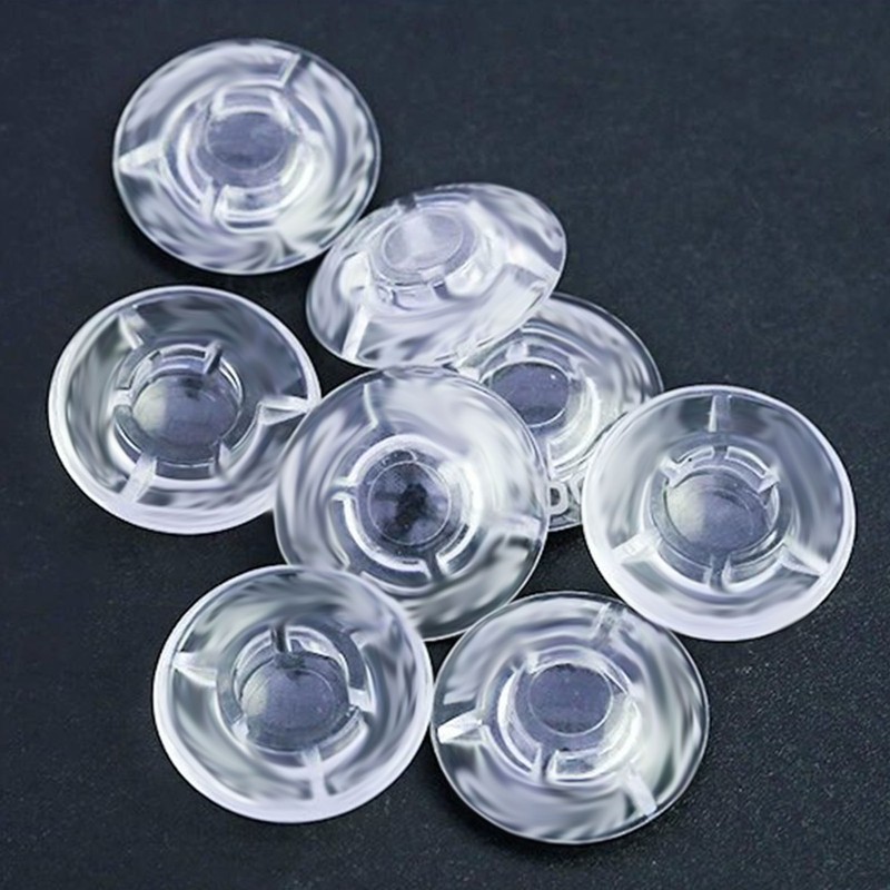 10Pcs Guitar Effect Pedal Footswitch Topper ABS Clear Single Pedal