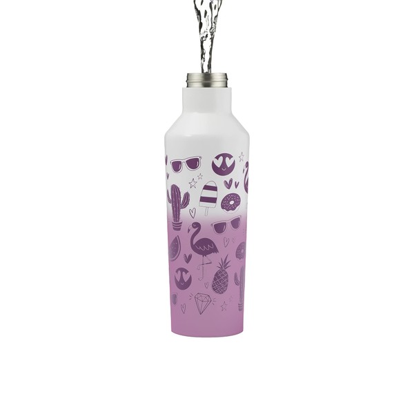 Typhoon Pure 800 ML Colour Changing Steel Water Bottle with