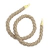 COHEALI 1.5m Jute Guardrail Hanging Rope for Crowd Control Queue