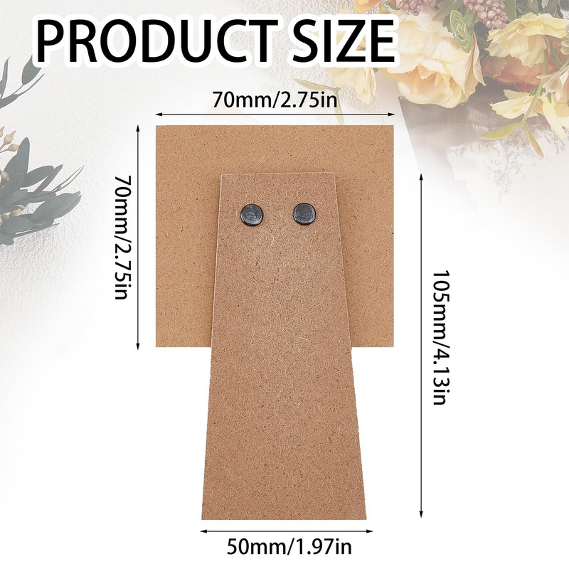 NICENEEDED 2 PCS 4.13 Inch Easel Back Picture Frame, Photo