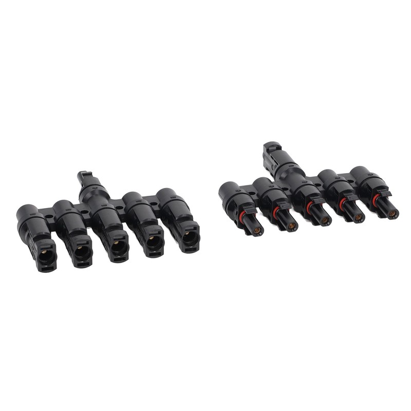 1 Pair Solar Branch Connector Panel Parallel Connection Cable Splitter