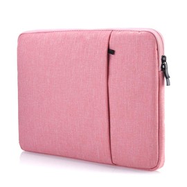 ProElife 12-12.5 Inch Laptop Sleeve Case Cover Canvas Tablet Protective Case Bag for 12.3 Inch Surface Pro 4 Pro 5 Pro 6 Pro 7 (2020-2017), MacBook 12/MacBook Air 11.6 Inch (Pink)